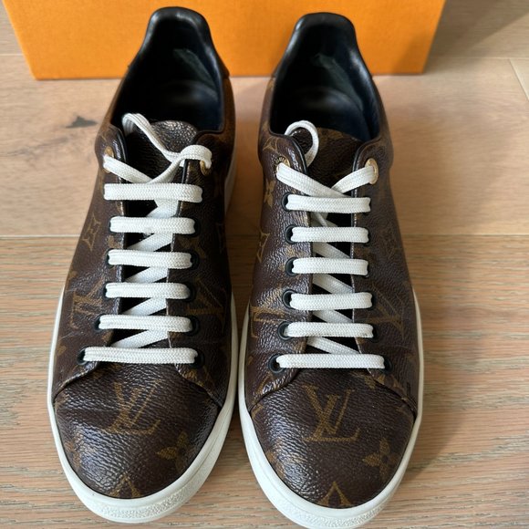 Louis Vuitton Frontrow Monogram Canvas Sneaker Size 37.5 - Picture 4 of 13